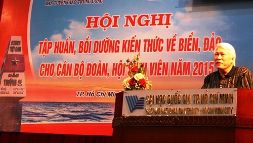 Sea and islands knowledge raised for Youth Union and Students Association members in the south - ảnh 1